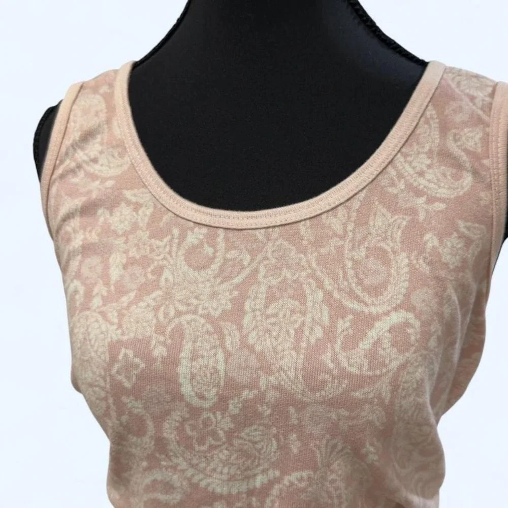 Lucky Brand matching lounge set in a‎ dreamy faded pink paisley
